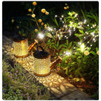 Solar Watering Can Fairy Lights
