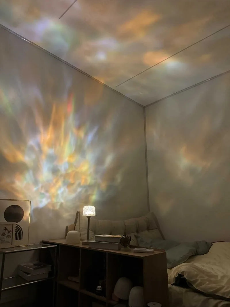 LED Water Ripple Projection Lamp