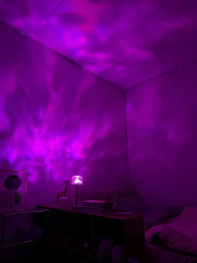 LED Water Ripple Projection Lamp