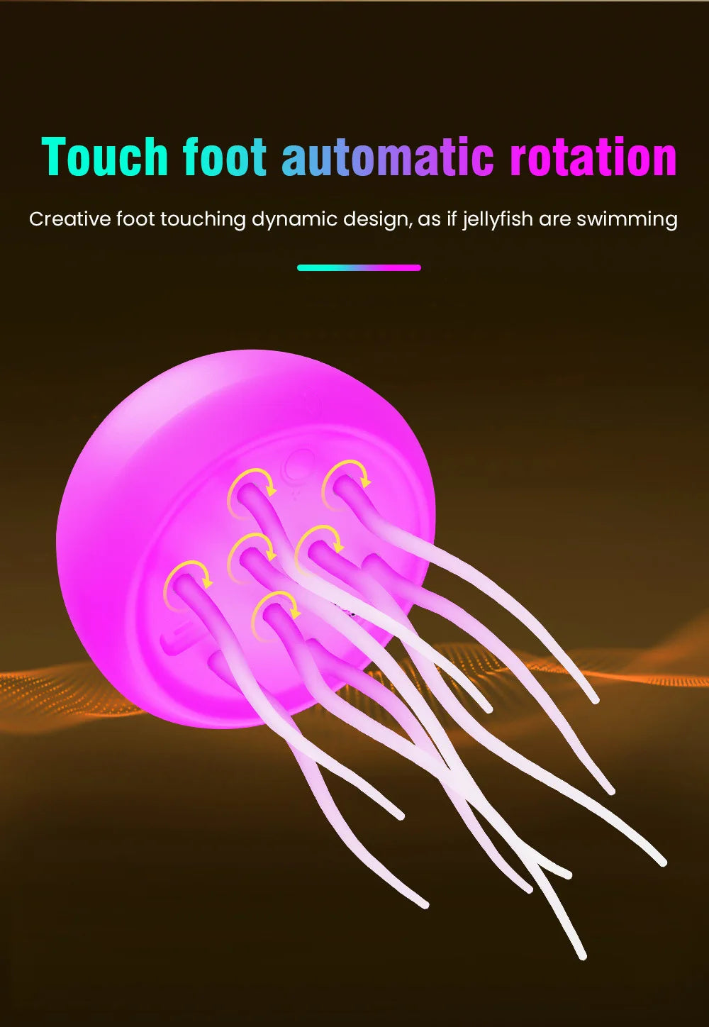 Floating Jellyfish LED Night Light