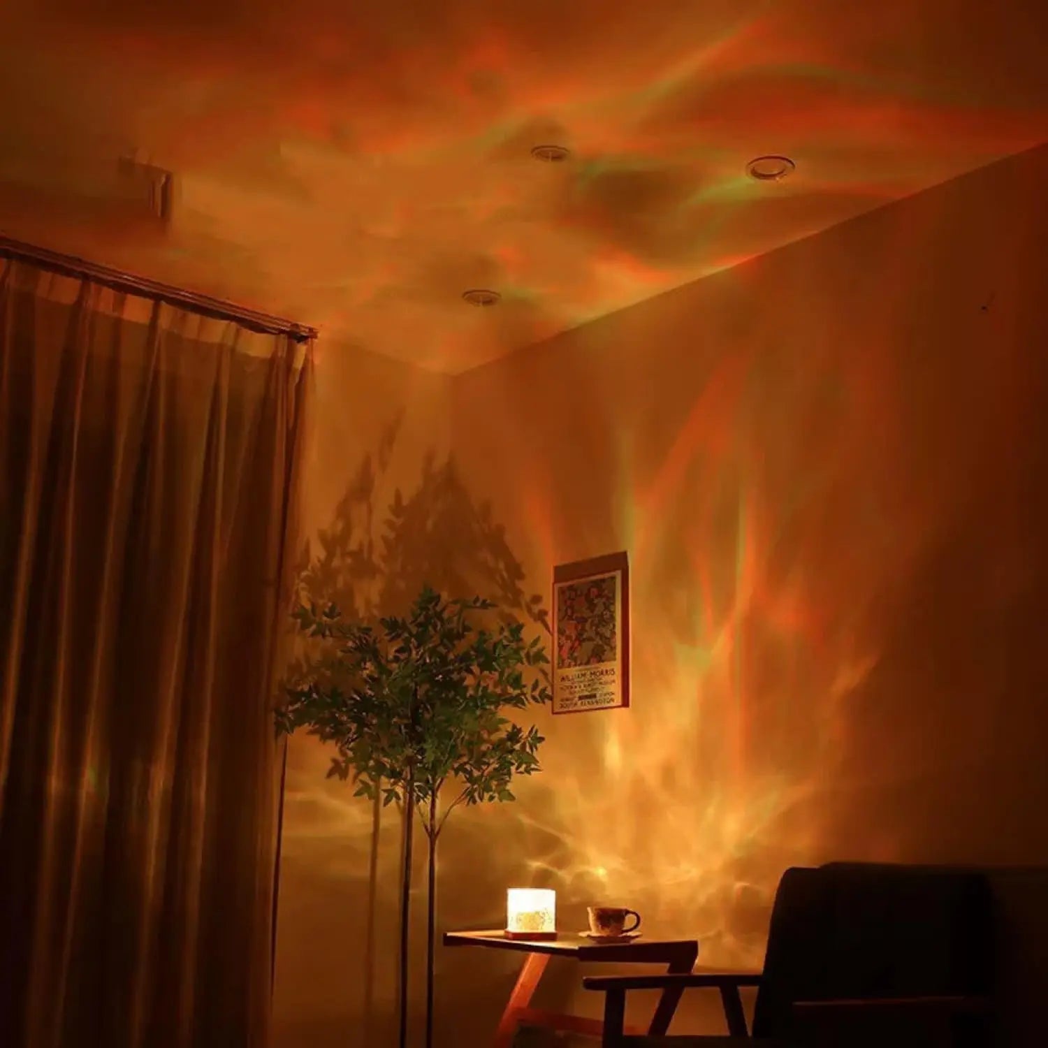 AuroraWave Crystal Ocean Projector Lamp