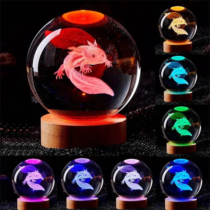 3D Crystal Glow Pet Night Light
