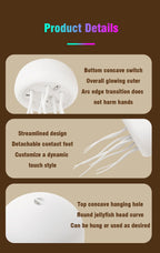 Floating Jellyfish LED Night Light